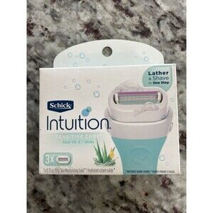 Schick 04068 Intuition Sensitive Skin Razor Refills with Vitamin E and Aloe Vera